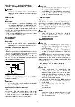 Предварительный просмотр 6 страницы Makita GD0601 Nstruction Manual