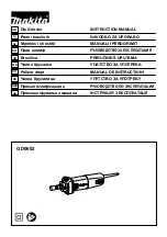 Makita GD0602 Instruction Manual предпросмотр