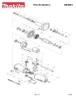 Makita GD0800C Parts Breakdown preview