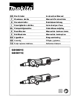 Предварительный просмотр 1 страницы Makita GD0801C Instruction Manual