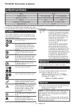 Preview for 14 page of Makita GN420CLZK Instruction Manual