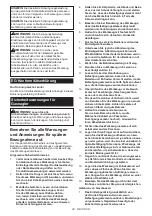 Предварительный просмотр 24 страницы Makita GN420CLZK Instruction Manual