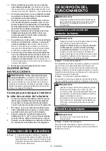 Предварительный просмотр 57 страницы Makita GN420CLZK Instruction Manual