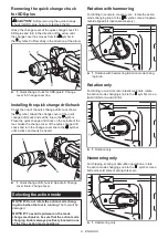 Предварительный просмотр 9 страницы Makita GRH01 Instruction Manual