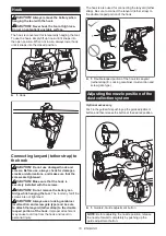 Предварительный просмотр 10 страницы Makita GRH01 Instruction Manual