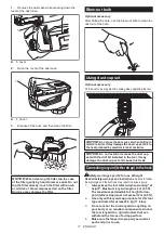 Предварительный просмотр 17 страницы Makita GRH01 Instruction Manual