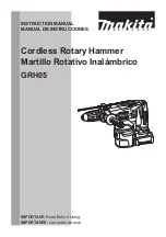 Preview for 1 page of Makita GRH05 Instruction Manual