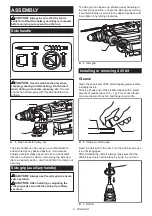 Предварительный просмотр 9 страницы Makita GRH06 Instruction Manual