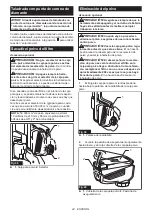 Предварительный просмотр 44 страницы Makita GRH07 Instruction Manual