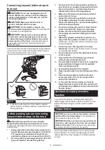 Предварительный просмотр 11 страницы Makita GRH08 Instruction Manual