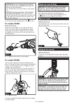 Preview for 20 page of Makita GRH08 Instruction Manual