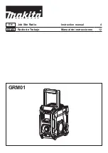 Makita GRM01 Instruction Manual preview