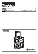 Makita GRM02 Instruction Manual preview