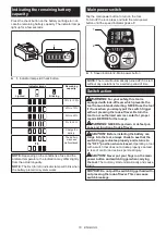 Предварительный просмотр 10 страницы Makita GRU05 Instruction Manual