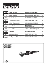 Preview for 1 page of Makita GS5000 Instruction Manual