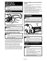 Preview for 6 page of Makita GS5000 Instruction Manuals