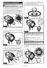 Предварительный просмотр 22 страницы Makita GSA01 Instruction Manual