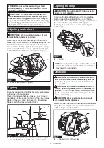 Preview for 8 page of Makita GSC01 Instruction Manual