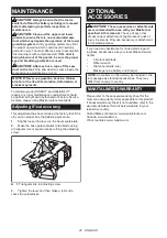 Предварительный просмотр 20 страницы Makita GSR02 Instruction Manual