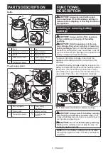 Предварительный просмотр 6 страницы Makita GTK01 Instruction Manual