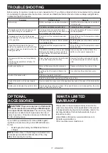 Preview for 11 page of Makita GTK01 Instruction Manual