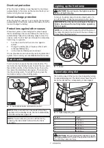 Предварительный просмотр 7 страницы Makita GTR01 Instruction Manual