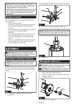 Предварительный просмотр 8 страницы Makita GTR01 Instruction Manual