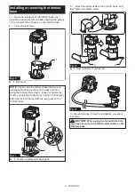 Предварительный просмотр 9 страницы Makita GTR01 Instruction Manual