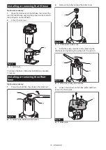 Предварительный просмотр 10 страницы Makita GTR01 Instruction Manual