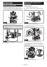 Предварительный просмотр 13 страницы Makita GTR01 Instruction Manual