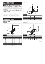 Предварительный просмотр 27 страницы Makita GTR01 Instruction Manual