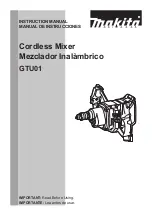 Makita GTU01 Instruction Manual preview