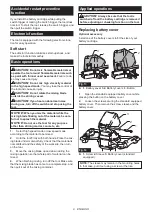 Preview for 9 page of Makita GTU01 Instruction Manual