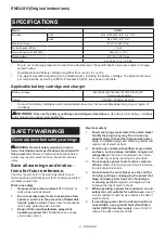 Preview for 2 page of Makita GTW01 Instruction Manual