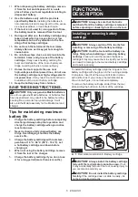 Предварительный просмотр 5 страницы Makita GTW01 Instruction Manual