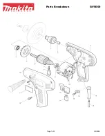 Preview for 1 page of Makita GV5000 Parts Breakdown