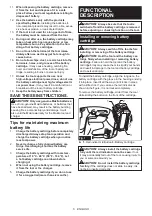 Предварительный просмотр 5 страницы Makita GVJ02 Instruction Manual