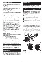 Preview for 8 page of Makita GVJ02 Instruction Manual