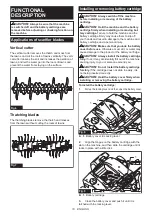 Preview for 10 page of Makita GVU01SM Instruction Manual