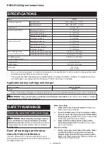 Preview for 2 page of Makita GWT01 Instruction Manual