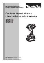 Makita GWT04 Instruction Manual preview