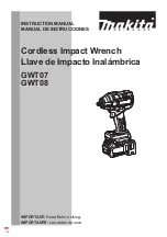 Makita GWT07 Instruction Manual preview