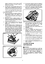 Предварительный просмотр 21 страницы Makita HF27231 Instruction Manual