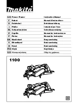 Preview for 1 page of Makita HG 1100 Instruction Manual