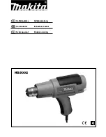 Preview for 1 page of Makita HG5002 Instruction Manual