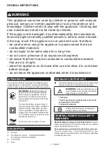 Предварительный просмотр 3 страницы Makita HG5030 Instruction Manual