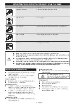 Предварительный просмотр 6 страницы Makita HG6031V Instruction Manual