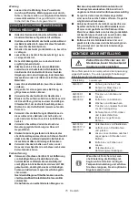 Preview for 75 page of Makita HG6031V Instruction Manual