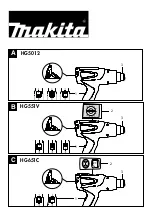 Предварительный просмотр 1 страницы Makita HG651C Operating Instructions Manual