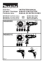 Предварительный просмотр 1 страницы Makita HG6531C Instruction Manual